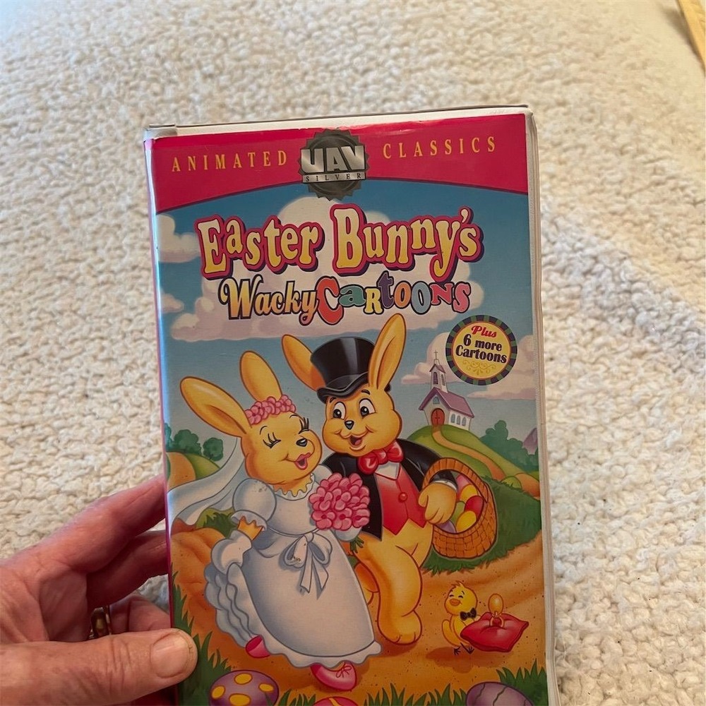 Easter Bunny's Wacky Cartoons VHS Children's Family Movie NTSC